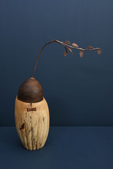 Sculpture Beyond the Branch Back